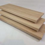 Holzüberzug zur Treppe - Eiche