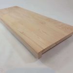 Buchen-Auflage zum Verkleben von Betonstufen keilzinkenverlängerten