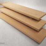 Treppenstufe aus massiver Buche in SELECT-Qualität.